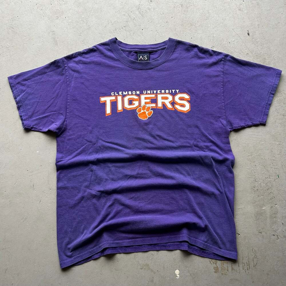 Vintage Clemson University Tigers Purple T-Shirt